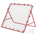 VEVOR Fußball Rebounder Kickback Tor Rückprallwand 100x100cm Rot