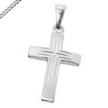 Kreuz Kreuzanhänger 925 Silber Kommunion Konfirmation Taufe Neu auch mit Kette 