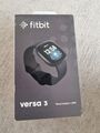 Fitbit Versa 3 Smartwatch, GPS, Bluetooth, Herzfrequenz, Fitness Tracker Marke Neu mit Etikett