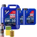 Motoröl 0W30 LIQUI MOLY Synthoil Longtime Plus 7L +MANN Ölfilter +Spülung