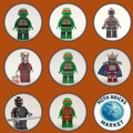 LEGO®  Minifiguren / Key Chain - Teenage Mutant Ninja Turtles - zur Auswahl