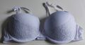 T-Shirt BH Push-Up Soft Schale mit Spitze abgesetzt Farbe: Weiß Gr.85C   NEU