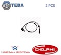 SS20169 ABS SENSOR DREHZAHLFÜHLER VORNE DELPHI 2PCS FÜR AUDI A6,100,C4