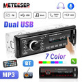 Autoradio 1DIN Bluetooth Freisprecheinrichtung 2xUsb Aux-In Mp3 Id3 4x60w ISO FM
