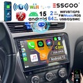 Für Skoda Octavia II 1Z3 1Z5 2008-2013 Autoradio GPS NAVI Chat GPT Carplay 2+64G