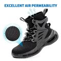 Sicherheitsschuhe Leicht Mit Stahlkappe Arbeitsschuhe Sneaker Sportliche Herren