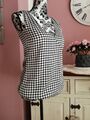 Esprit tolles Blusenshirt/Bluse/Top schwarz/weiß Polkadots wie neu Impressionen