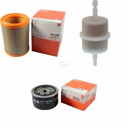 MAHLE / KNECHT Kraftstofffilter KL 63 OF Luftfilter LX 130 Ölfilter OC 24