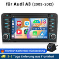 7" Autoradio Für Audi A3 S3 RS3 8P 8V Apple Carplay Android 13 GPS SWC Navi KAM+