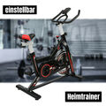 Heimtrainer Fitness Fahrrad Trimmrad Ergometer Speedbike Indoor Cycling 120 KG