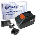 2in1 Set: Li-Ion Akku 14,4V / 4000mAh + Ladegerät für Fein ALG 80 92604180010