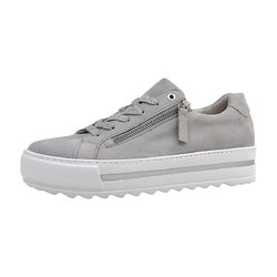 Gabor Comfort  Damenschuhe Für lose Einlagen sportlicher Schnürer Grau
