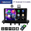 2+64G Android13 Apple CarPlay Autoradio GPS WIFI Für Renault Megane 3 2008-2014