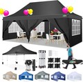 COBIZI Faltpavillon 3x6/3x4,5m Wasserdicht UV-Schutz Partyzelt mit Tragetasche
