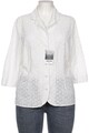 Peter Hahn Bluse Damen Oberteil Hemd Hemdbluse Gr. EU 50 Baumwolle Weiß #624b835