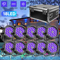 10x 270W Par Strahler DMX 18 LED 6in1 RGBW+UV Bühnenlicht IP65 Wasserdichte Show