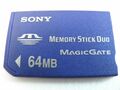 64MB Memory Stick Duo ( 64 MB MS Duo ) SONY gebraucht