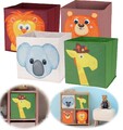 Kinder Aufbewahrungsbox Faltbar Tiere Klappbox Faltbox Korb Box für Ikea Kallax