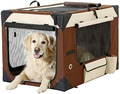 Karlie Smart Top De Luxe Hundebox Transportbox Autobox 61x46x43cm beige braun