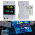 LCD Wechselstromzähler stromzähler geeicht für DIN Hutschiene 100A 230V 1Phasen