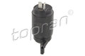 TOPRAN WASCHWASSERPUMPE PUMPE SCHEIBENREINIGUNG AUDI FIAT PEUGEOT VW 3063123