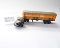 SES Modelltec 14106704 Unic Izoard Tiertransporter grau/orange H0 1:87 OVP#1266