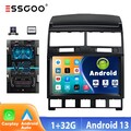 Android 13 Autoradio CarPlay 32G GPS Navi Kamera RDS BT für VW Touareg 2002-2010