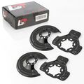 4x Ankerblech Bremsscheibe Deckblech Komplett Set vorne hinten für OPEL ASTRA G