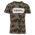 Superdry Herren Core Logo Tag Camp aop T-Shirt Pullover Army tarnfarben