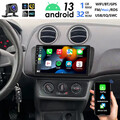 32G Android 13 Carplay Autoradio Für Seat Ibiza IV 6J 2009-2013 GPS Navi RDS Kam