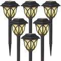 Solarleuchten Außen Garten Deko für Balkon LED Solar leuchten Solarlampe 6er Set