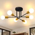 ZMH Deckenleuchte E27 360° Deckenstrahler Vintage Deckenlampe Deckenspots Flur