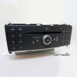 Original Mercedes W204 Radio ZB Bedienteil Headunit MP3 C-Klasse X204 GLK-Klasse