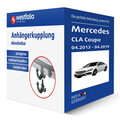 Westfalia Anhängerkupplung abnehmbar für MERCEDES CLA Coupe Typ C117 AHK