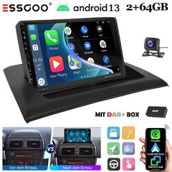 DAB+ Autoradio Für BMW X3 E83 2006-2010 CarPlay Android 13 2+64G Kamera GPS Navi