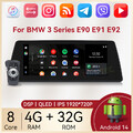 10.25" Autoradio Für BMW E90 E91 Android 14 4+32GB Stereo Wireless Carplay WIFI