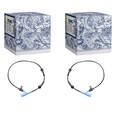 2X VEMO ABS-SENSOR RADDREHZAL HINTEN passend für CITROËN C3 DS DS 