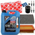 FEBI FILTER SET INSPEKTIONS PAKET+5W30 MOTORÖL passend für FIAT PANDA 169