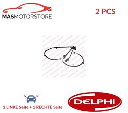 ABS SENSOR DREHZAHLFÜHLER PAAR DELPHI SS20111 2PCS I FÜR FORD FIESTA V,FUSION