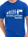 T-Shirt Evolution Of A Teacher Job Arbeit Unisex Größe S-XXL