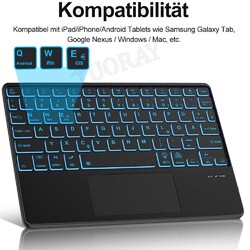 Für Samsung Galaxy Tab Tab A8 10.5" X200 X205 X207 Bluetooth Tastatur Maus Hülle