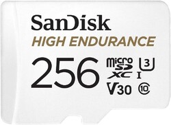 SanDisk 256GB High Endurance microSDXC Karte für IP Cams & Dash + 256GB 
