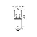 Glühlampe Blinkleuchte Osram 64132 Original für Jenbacher Hinten Vorne