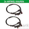 2x BOSCH 0986594591 ABS Sensor Raddrehzahl für MERCEDES VIANO VITO (W639) vorne