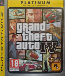 Seltene GTA IV Platinum Edition (PS3,2009) europäische Version