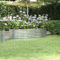 Metall Hochbeet Pflanzbeet Gemüsebeet Pflanzkasten Garten Stahl Beet Blumenbeet
