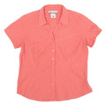Columbia Shirt rosa gestreift kurzärmelig Damen L
