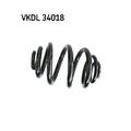 1x Fahrwerksfeder SKF VKDL 34018 passend für FORD VW