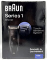 BRAUN Series 1 Shaver | Herren Rasierer mit Trimmer | Kabelgebunden | Abwaschbar