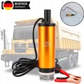 Tauchpumpe DC 12V Pumpe 12 Volt Wasserpumpe Wohnwagen Camping Garten 30L